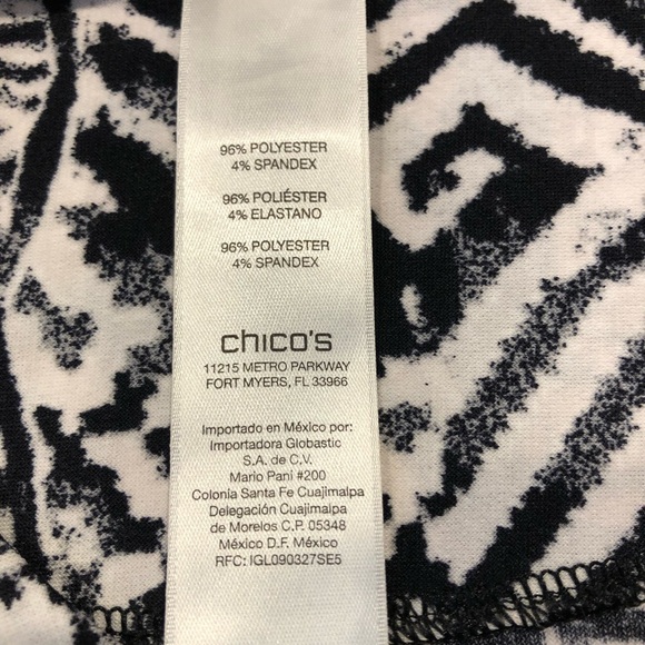 Chico’s Poncho Abstract Artsy Top - Picture 8 of 12